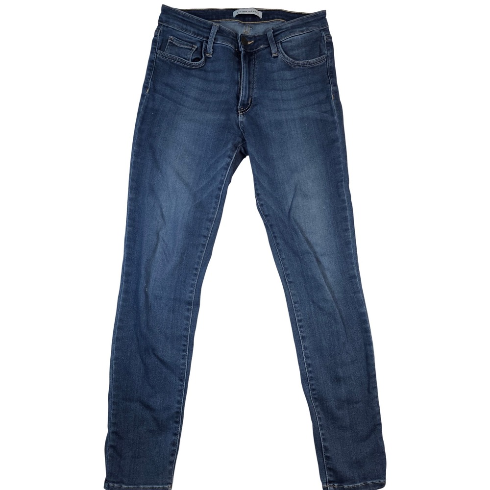 Flying Monkey Womens Skinny Jeans Dark Wash Blue Stretch Size 28 G1009L USA Made